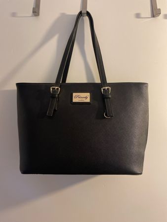 Handtasche Princely-London, Modell Beverly Medium Schwarz