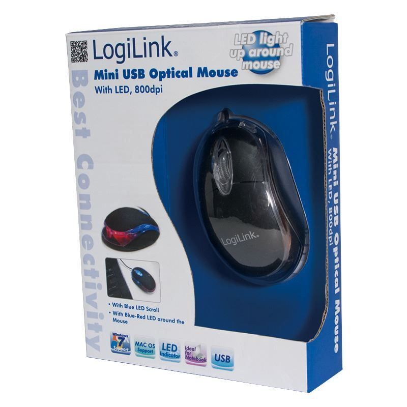 Souris: Optische Mini Notebook Maus, mit Kabel – Neuf avec emballage d'origine à St. Gallen par cointec 1
