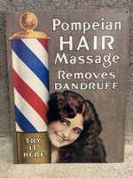 Pompeian hair Massage Werbung Reklame