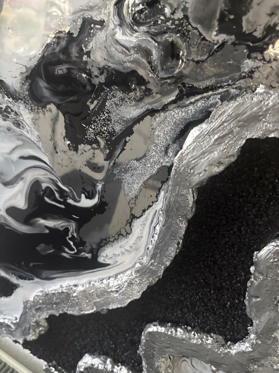 Tableaux: Galerie Gemälde 100x100 Epoxy Resin – Neuf avec emballage d'origine à Oftringen par SCHIBLI1 2