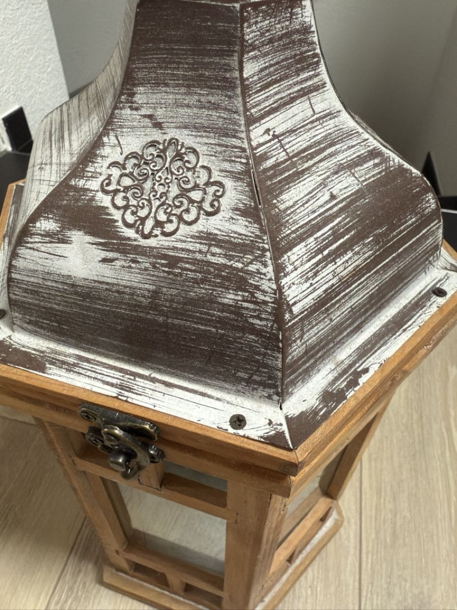 Lanterne: Holz Laterne, Vintage Look – Usato da Sarmenstorf venduto da Nathaliie_21 1