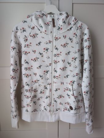 Kapuzenjacke mit Blumenmuster, Grösse M