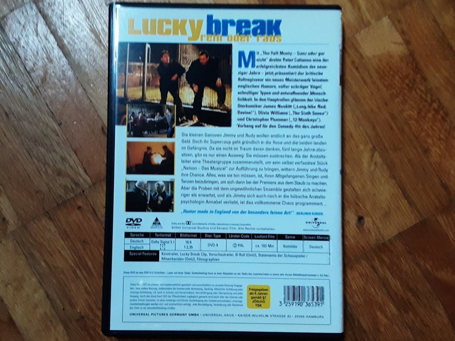 Tutti i DVDs: Lucky break - rein oder raus – Usato da Wallisellen venduto da Sawr 1