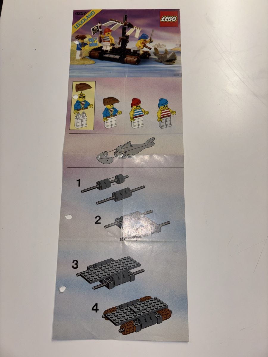 Lego Kit di costruzioni: Lego 6257 complet raft 1989 – Usato da Müntschemier venduto da Dukebloood 2