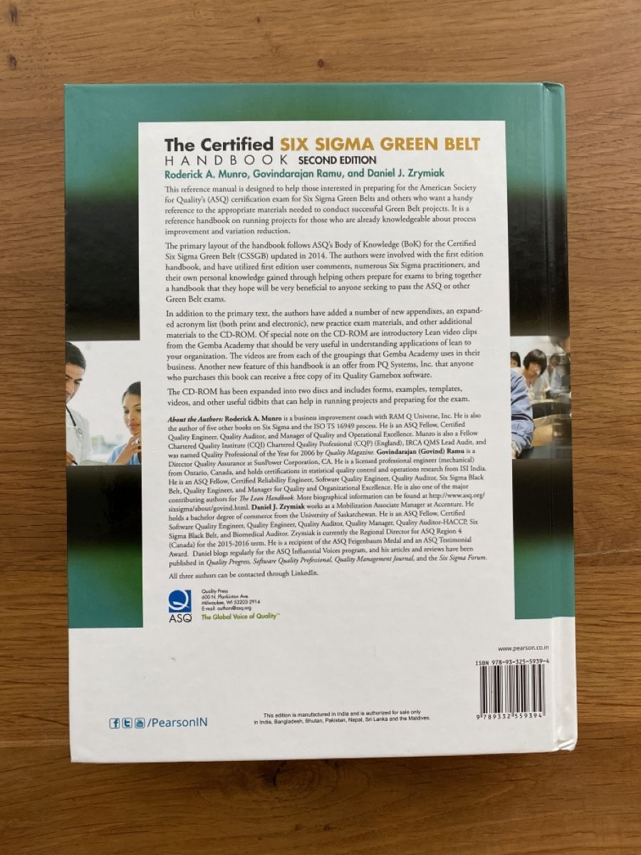 Bücher: The Certified Six Sigma Green Belt Handbook, Second Edition – Neu (gemäss Beschreibung) aus Zürich von davidihagee 1