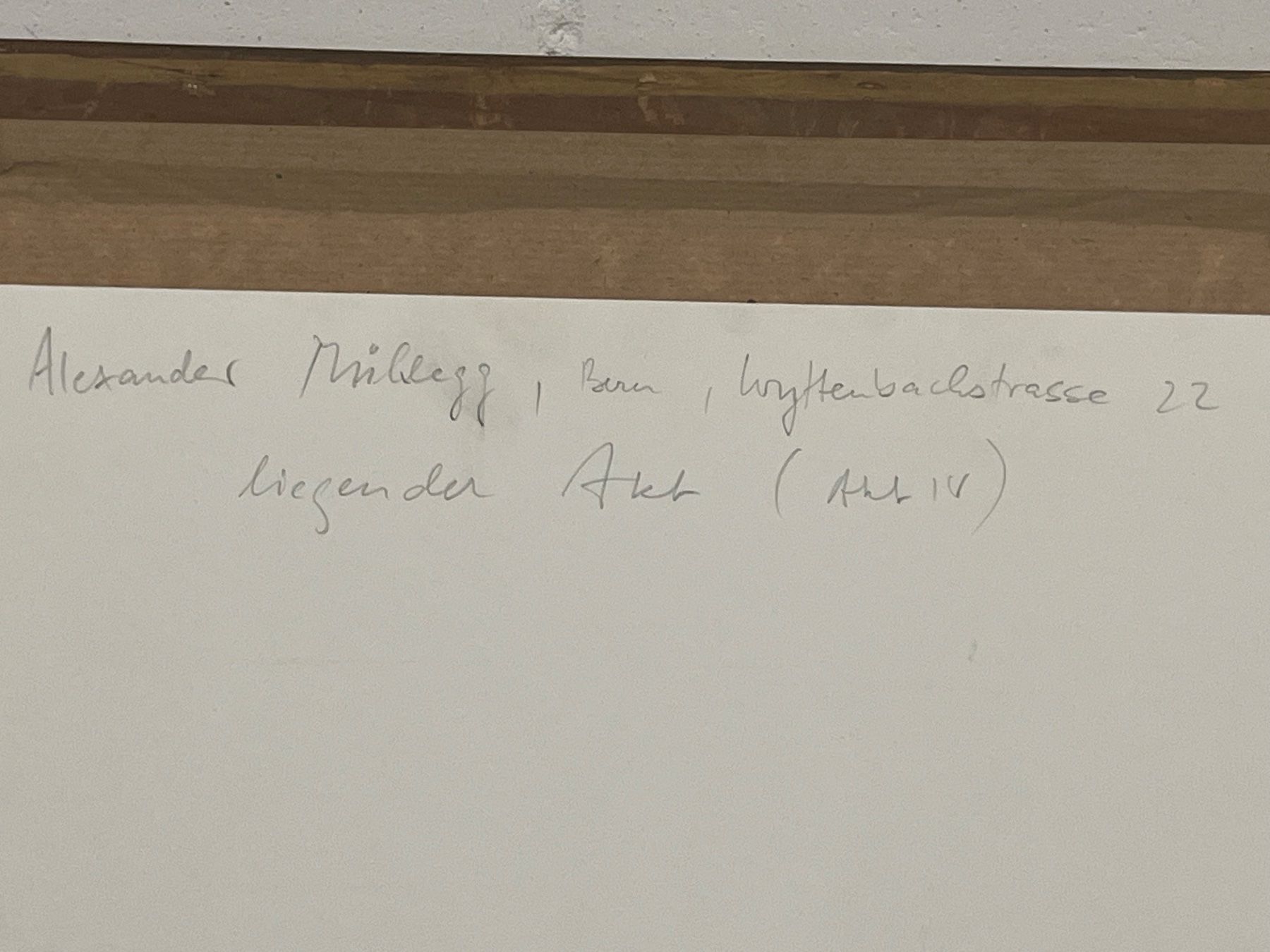 Dipinti: Müllegg Alexander. 1904 Bern - 1982 Köniz – Usato da Basel venduto da PAUL_ART 9