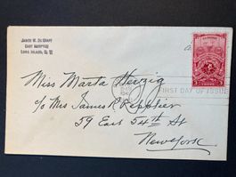USA 1948 privater FDC 100 Jahre Turnverbände