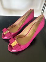 Pink Ferragamo Lederschuhe, Gr. 36.5 ideal für den Sommer!