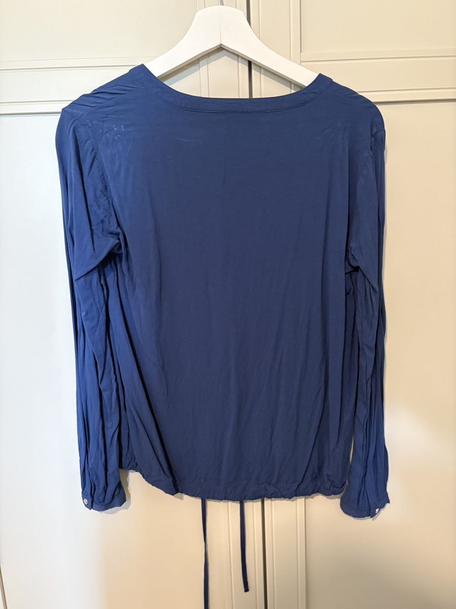 Top: Blue blouse 100% viscose 36 – Usato da Rolle venduto da gos_2xy5 3