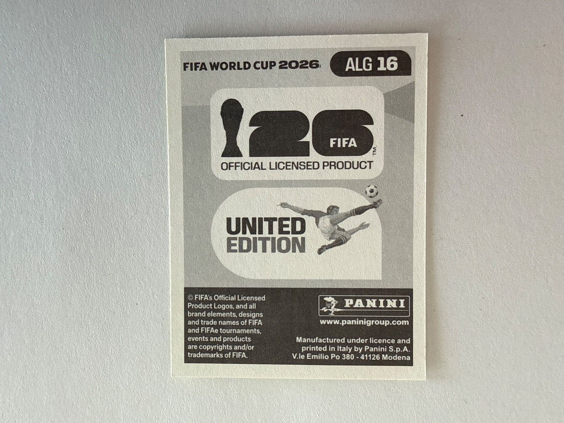 Panini Carte collezionabili: Benrahma ALG16 - Panini CH Edition WM 2026 – Nuovo (secondo la descrizione) da Grenchen venduto da nicus_aveiro 1