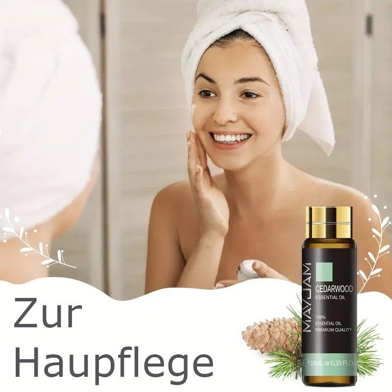 Oli essenziali: Ätherisches Zedernholz 100% natürlich 10ml Luftbefeuchter öl – Nuovo e nell'imballaggio originale da Hundwil venduto da Mr.Wong 2