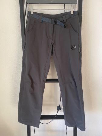 MAMMUT Damen Wanderhose/Freizeithose Grau mit Gürtel Gr.34