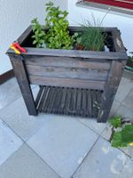 Mobiles Hochbeet mit Rädern - Höhenverstellbar