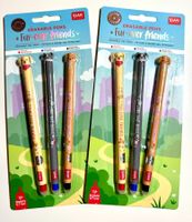2 Sets - NEW Legami fur-ever friends - Back to school