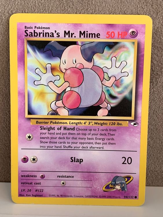Sabrina's Mr. Mime ENG Gym Heroes Pokemon 94/132 Kaufen auf Ricardo