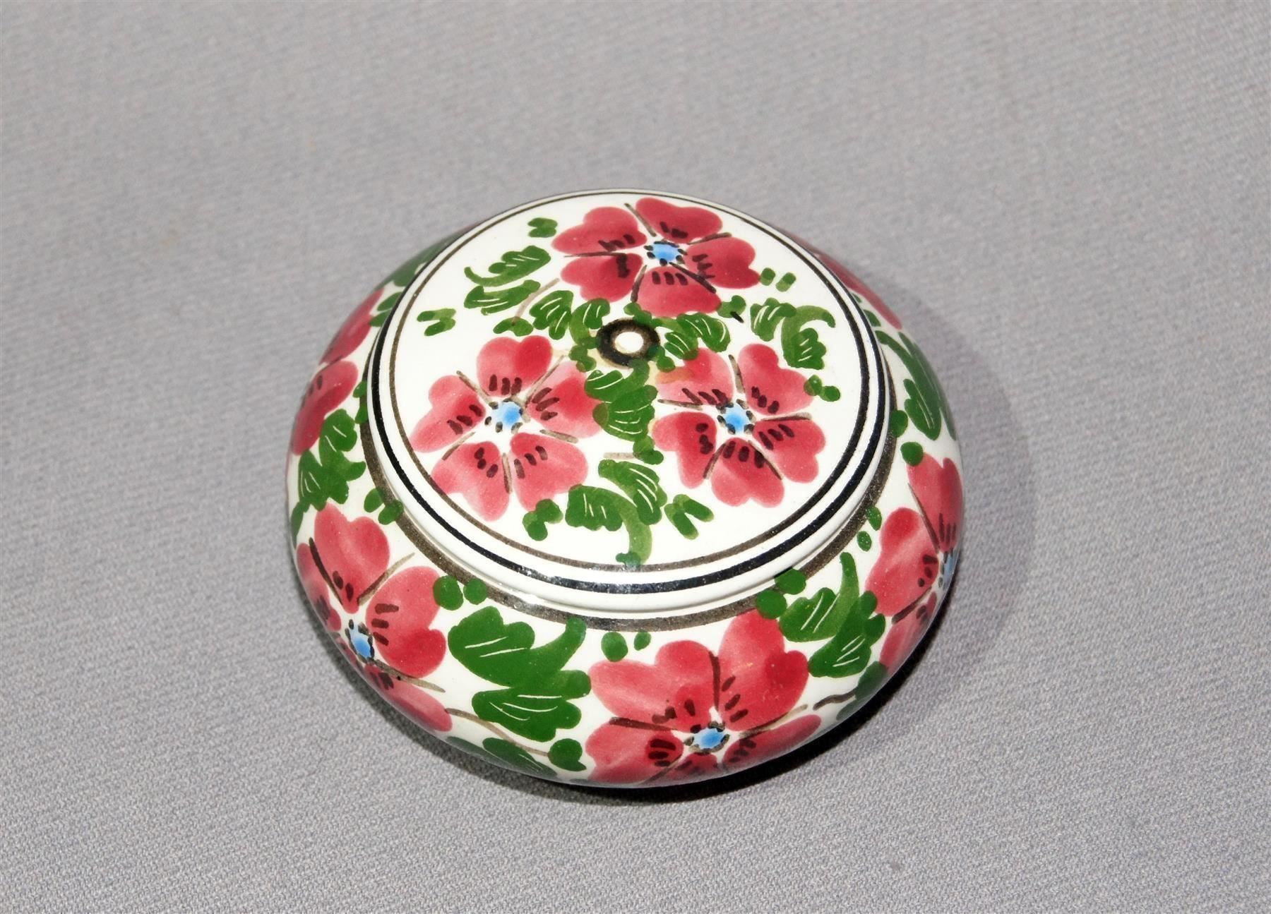 Zuckerdosen: Schöne Deckeldose mit Blumenmotiv – Gebraucht aus Geroldswil von ARTEFACTO