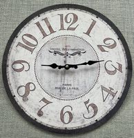 Wanduhr ‚Hotel Westminster Design‘ rund neuwertig