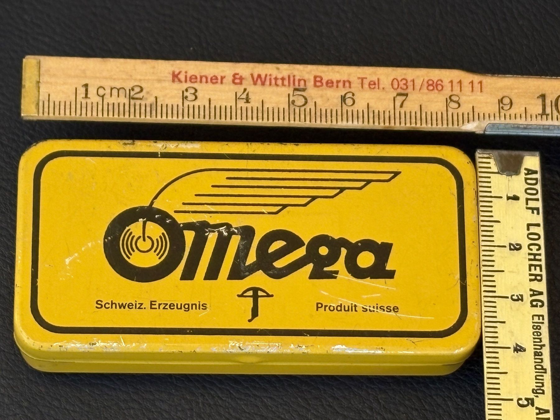 Pezzi di ricambio: alte Schweizer Velo Flickzeug - Dose     Omega – Usato da Wil SG venduto da rolandsflohland 8
