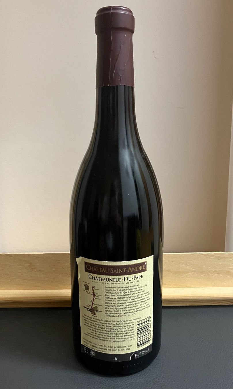 Vino: Château Saint-André 2011 Châteauneuf-du-pape – Nuovo e nell'imballaggio originale da CHENE-BOUGERIES venduto da homeswisshome 2