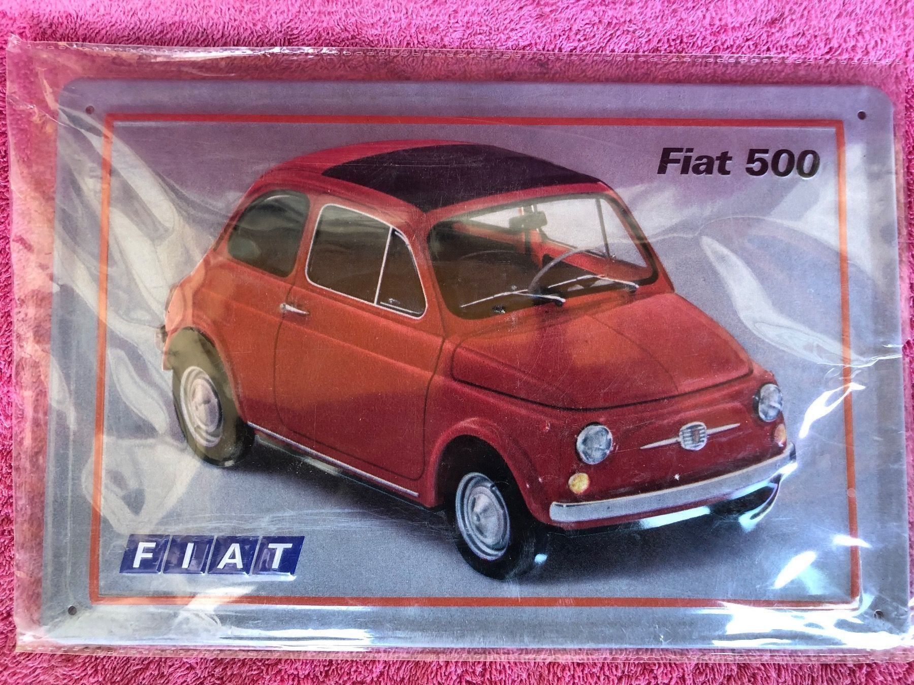 Schilder: Fiat 500 italia Oldtimer classic – Neu (gemäss Beschreibung) aus Reinach AG von rares75
