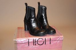 HIGH use: Orig.Boots aus Leder, Grösse 39, schwarz