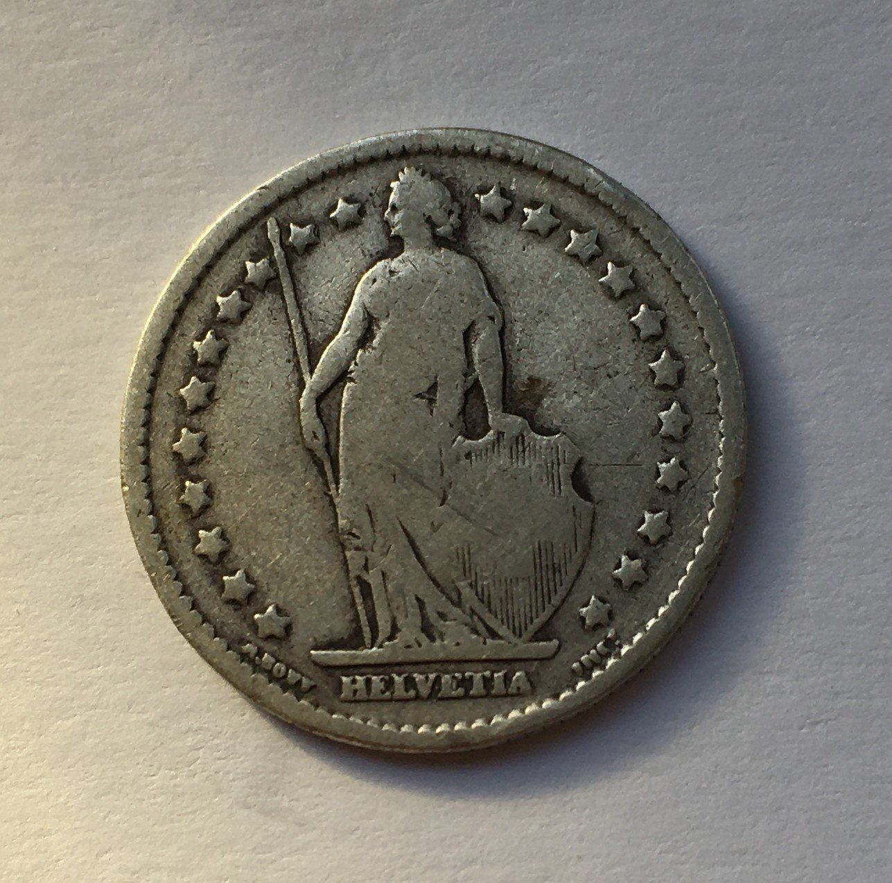 Tutti le monete: 1901 1 Franken Silber – Usato da Kirchberg SG venduto da Z-Collection 1