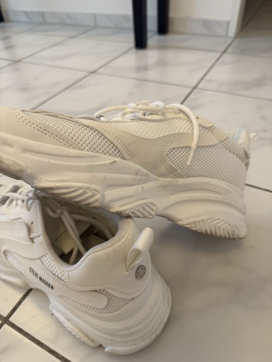 Steve Madden Scarpe da uomo: Steve Madden POSSESSION - Sneaker low - white Gr 45 – Nuovo (secondo la descrizione) da Wilen b. Wollerau venduto da Corradino0 1