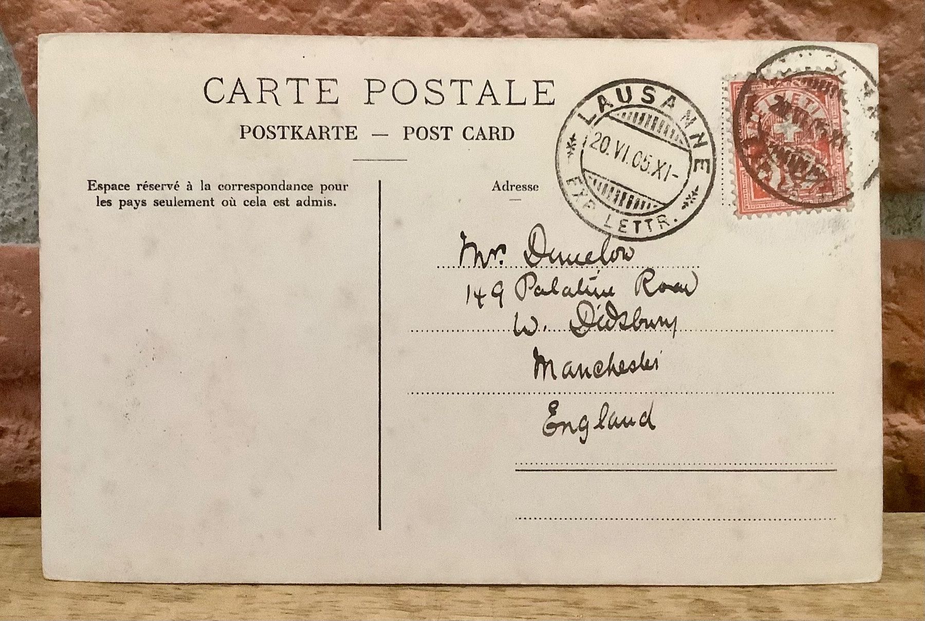 Cartoline postali: 1905 - LAUSANNE L'Université – Usato da Root venduto da ENGLAND-TREASURES 2