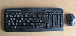 Computertastatur und -maus
