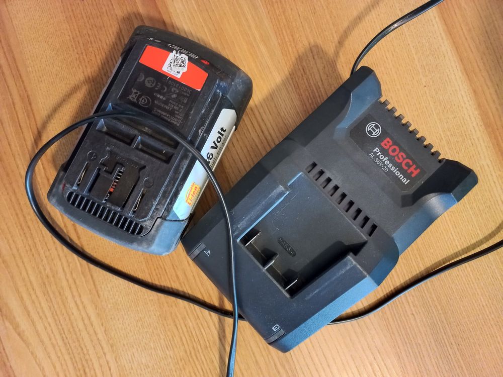 Bosch Starter-Set 36V – 1x Akku 6,0Ah, Ladegerät AL 36V-20, Für Alle Bosch 36V Gartengeräte, Leistungsstark & Kompatibel