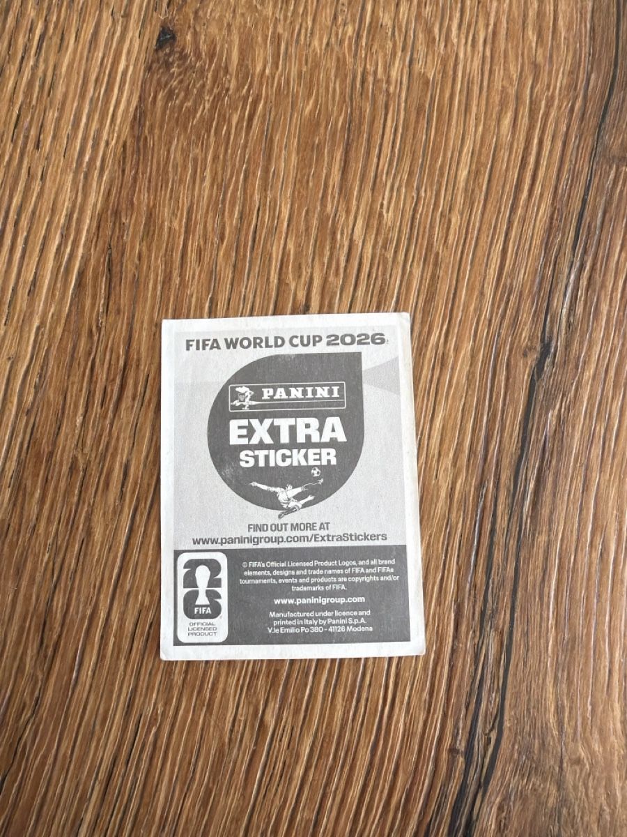 Panini Carte collezionabili: Extra sticker – Nuovo (secondo la descrizione) da Baar venduto da villigers 1