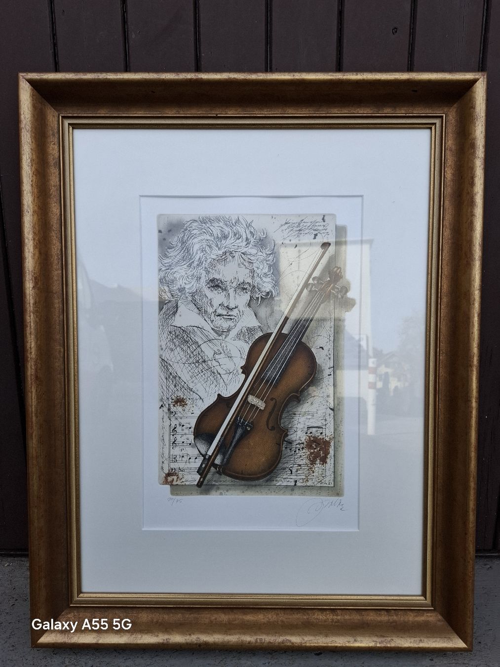 Grafiken & Lithographien: Gerahmtes Kunstbild von Udo Nolte – Neu (gemäss Beschreibung) aus Richterswil von Friedafrech