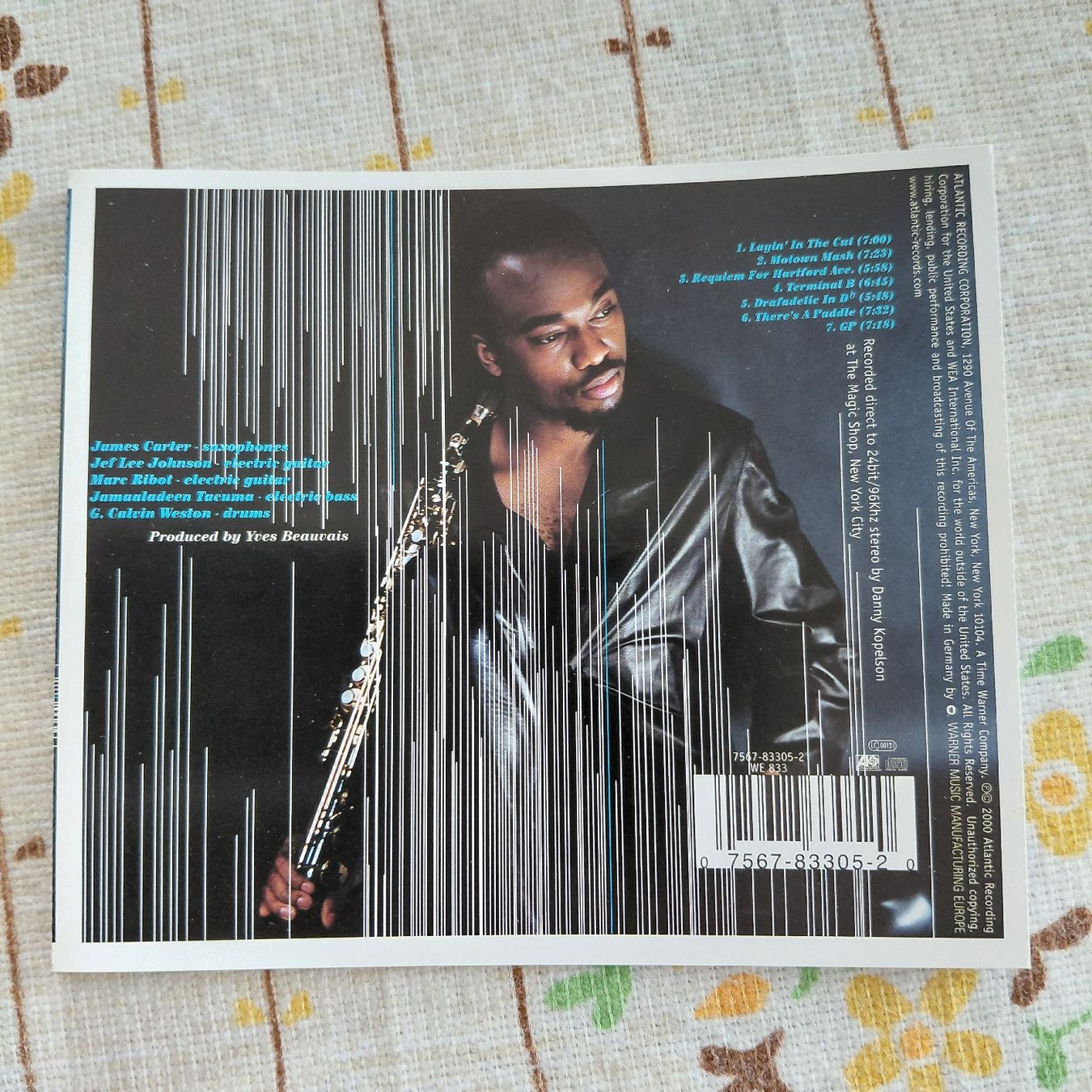 CDs: JAMES CARTER,  layin' in the cut - 2000 cd  - NEW - – Neuf (Voir description) à Yverdon-les-Bains par Jacotreut 1
