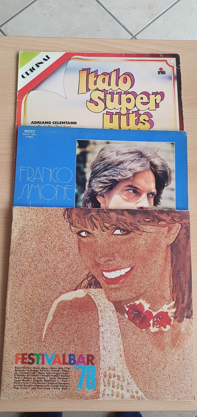 Dischi in vinile: 3 vinyles italiens – Usato da Moutier venduto da mai_pq7w