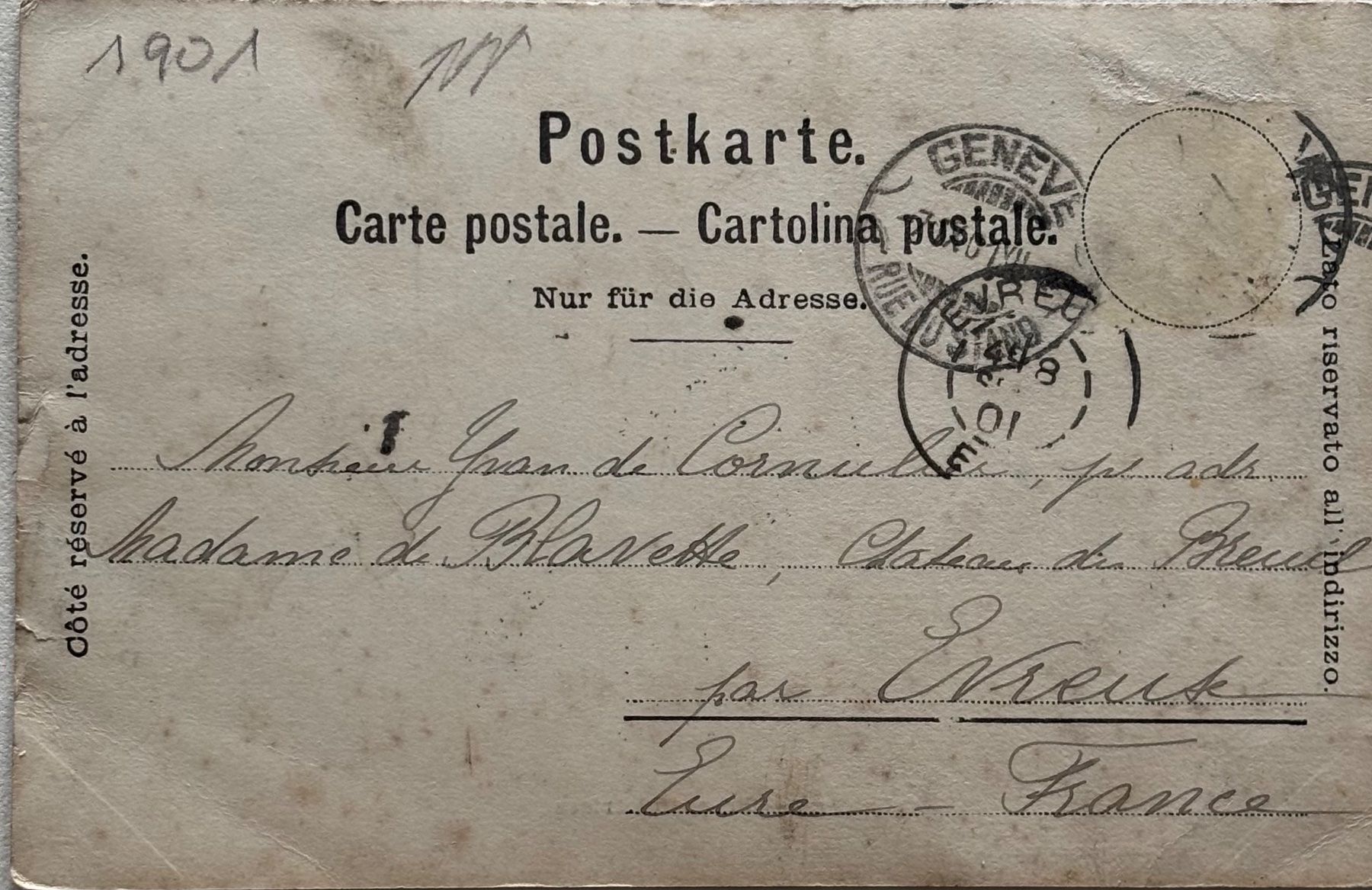 Cartoline postali: Genève, Forces Motrices – Usato da Frauenfeld venduto da Merk52 1