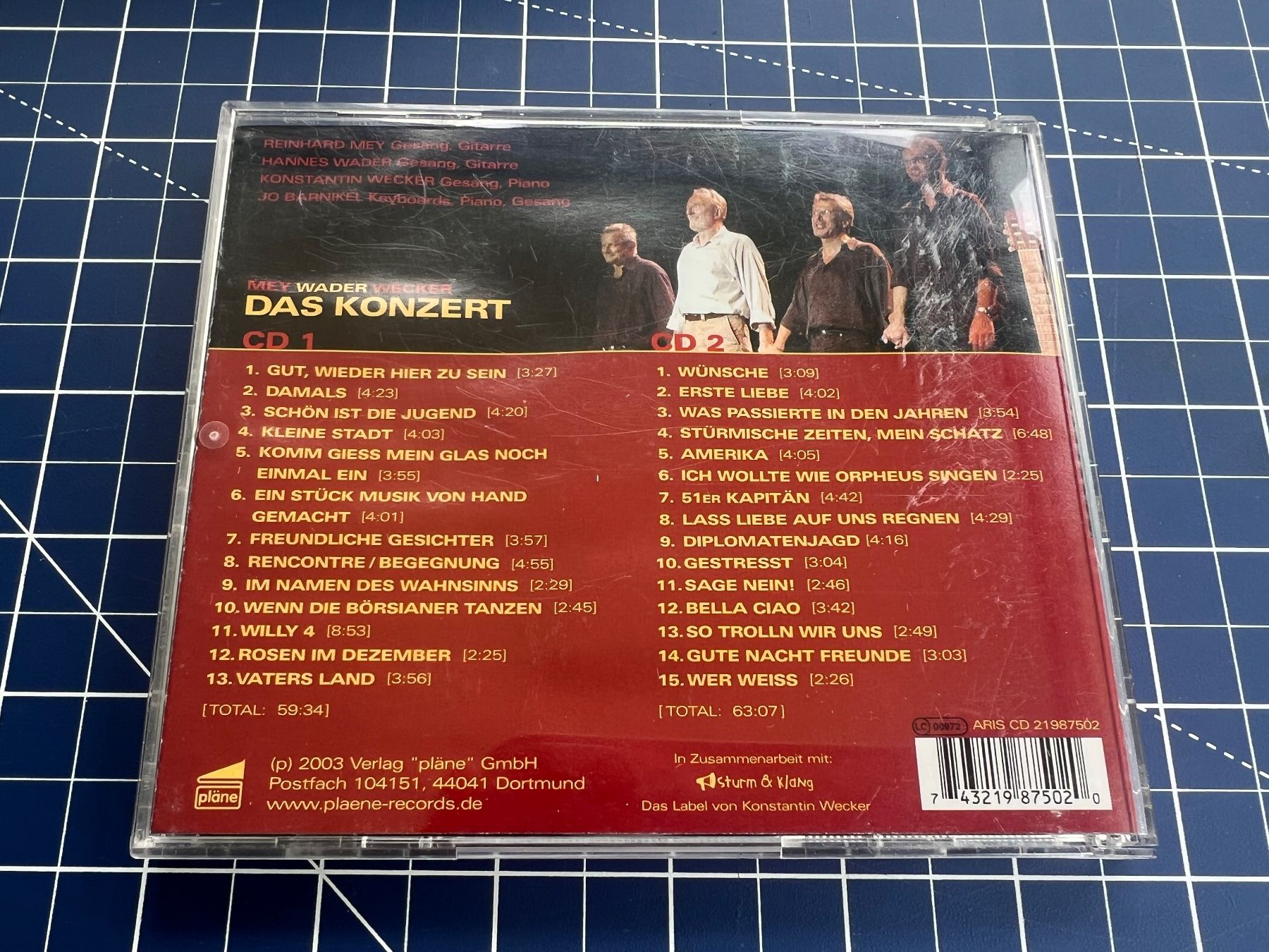 CD: Mey, Wader, Wecker – Das Konzert 2CD – Usato da st.gallen venduto da sophiephie 3