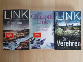 3x Charlotte Link Krimi Thriller