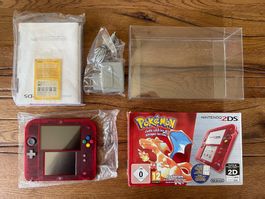 Nintendo 2DS Rot + Pokémon Rote Edition OVP inkl Schutzhülle