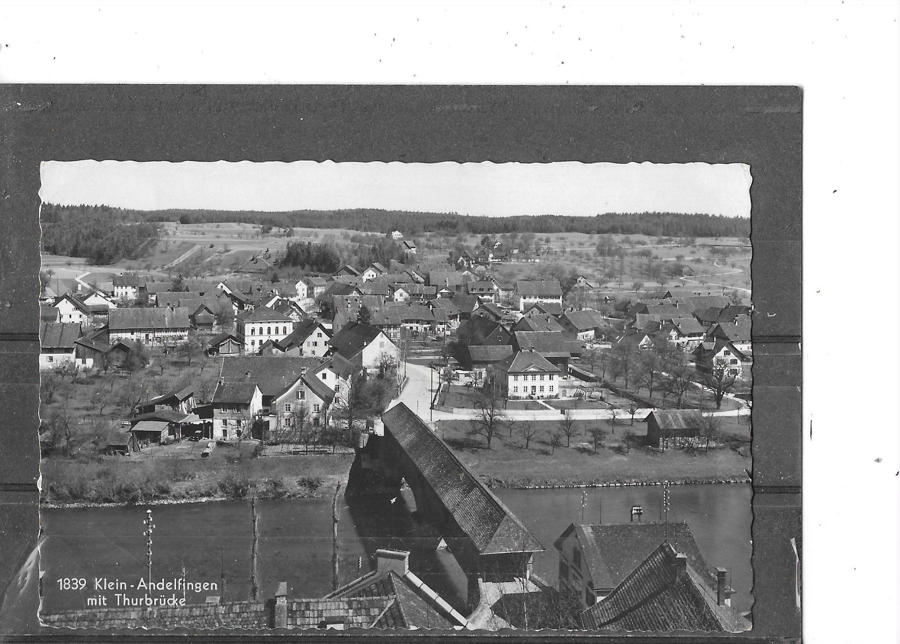 Cartoline postali: ZH Klein-Andelfingen mit Thurbrücke – Usato da Schocherswil venduto da Wilare