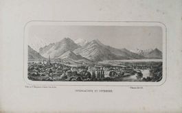 Interlaken Panorama Lithographie