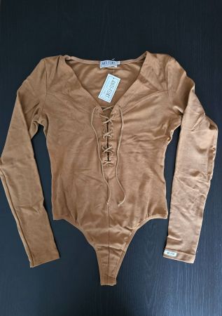 ​🏷️ Anti-Flirt Paris Body (3) Wildleder-Optik / Camel