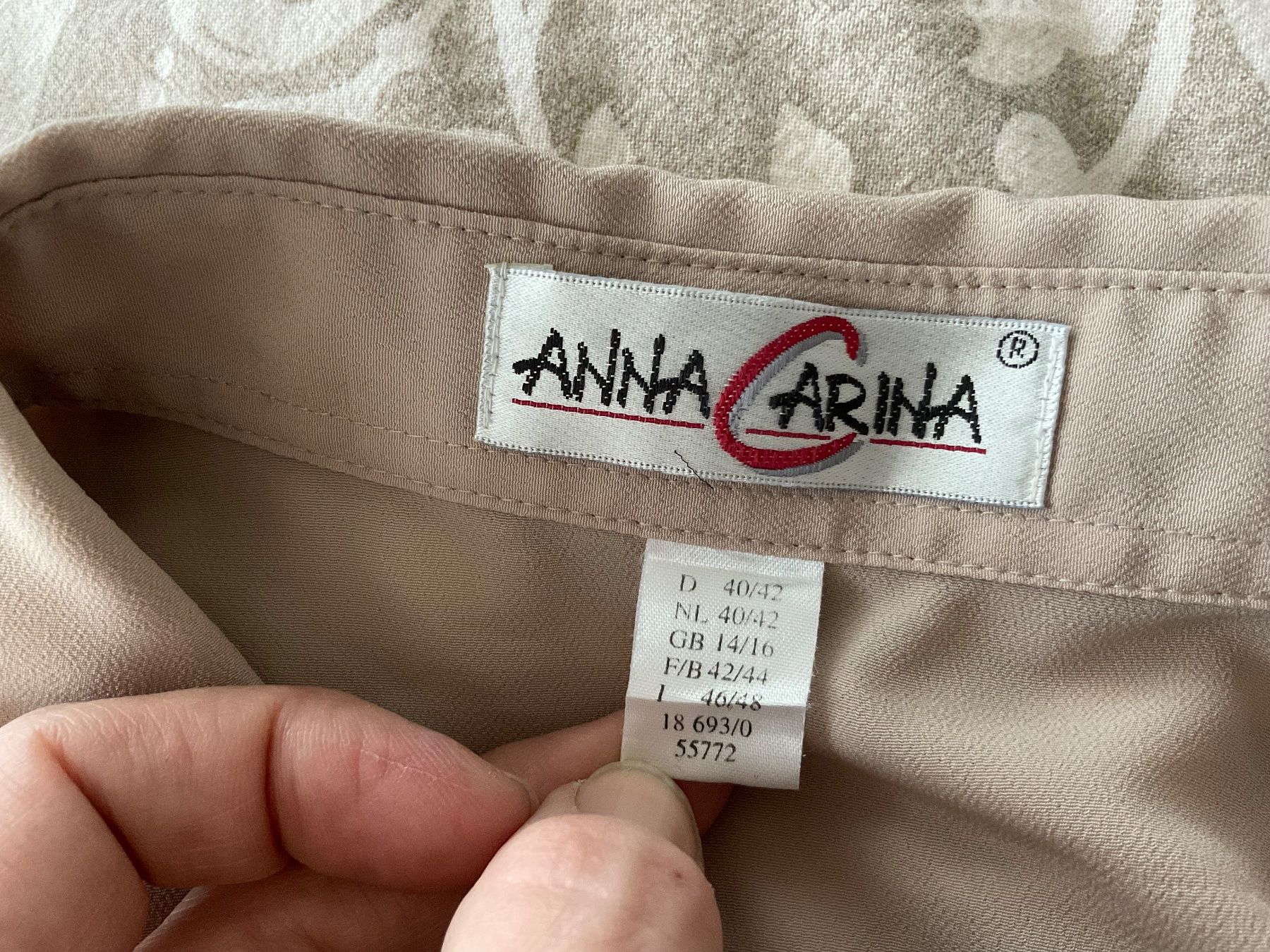 Camicette: Bluse Gr. 40/42 Beige – Usato da Rümlang venduto da euqinom16 4