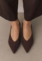 Ballerinas Selected Femme braun Wildleder Grösse 39