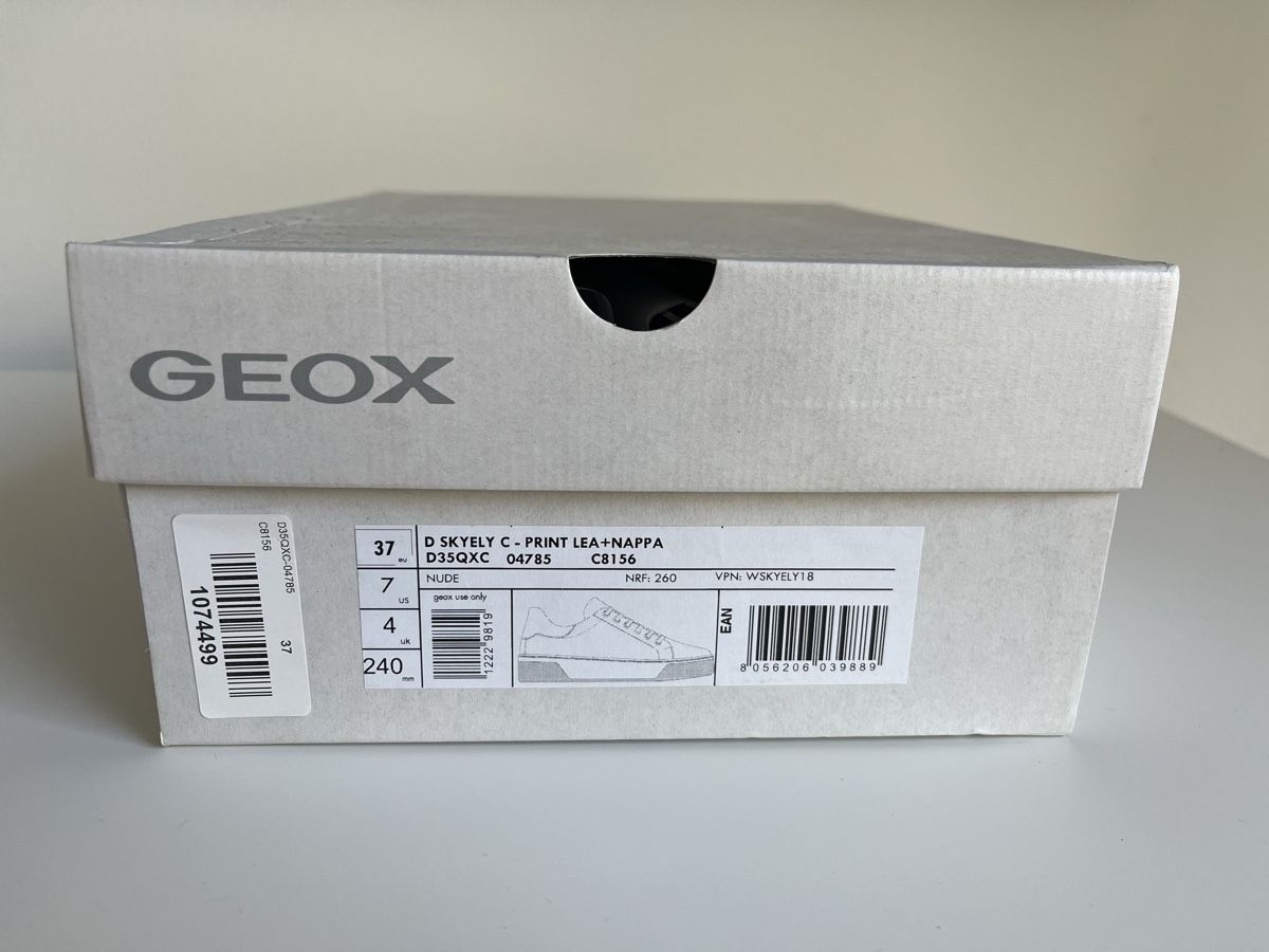 Geox Damenschuhe: Schuhe Sneakers GEOX Gr.37 Leder – Neu und originalverpackt aus Stäfa von Exclusive0 6