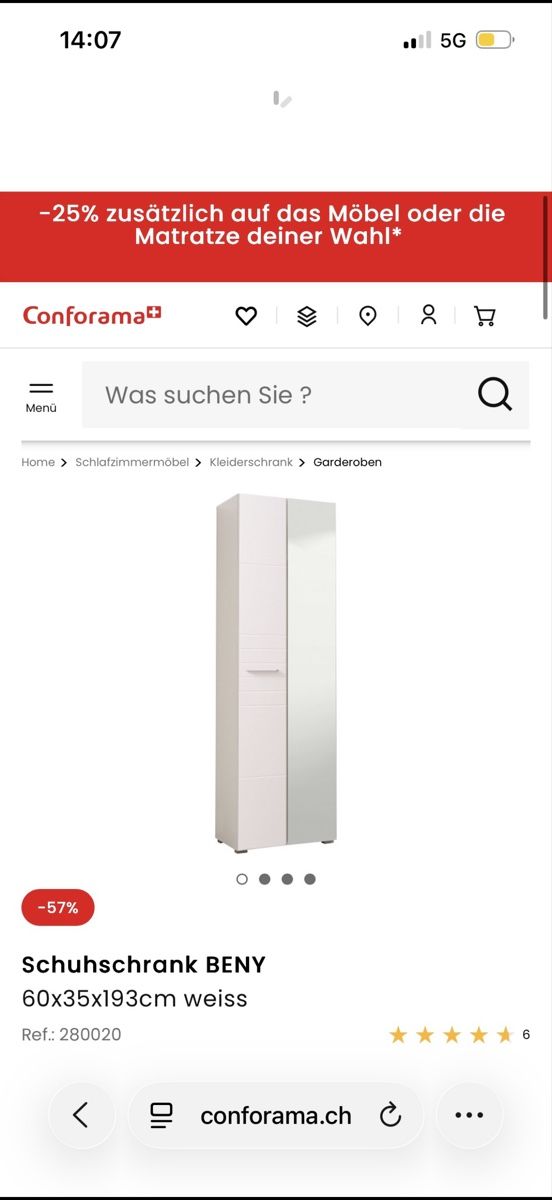 Conforama Armadi: Schuhschrank BENY – Usato da Davos Platz venduto da ang_m2dp