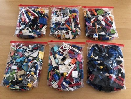 Lego Konvolut 6 Beutel à 0.5 kg Total 3 kg