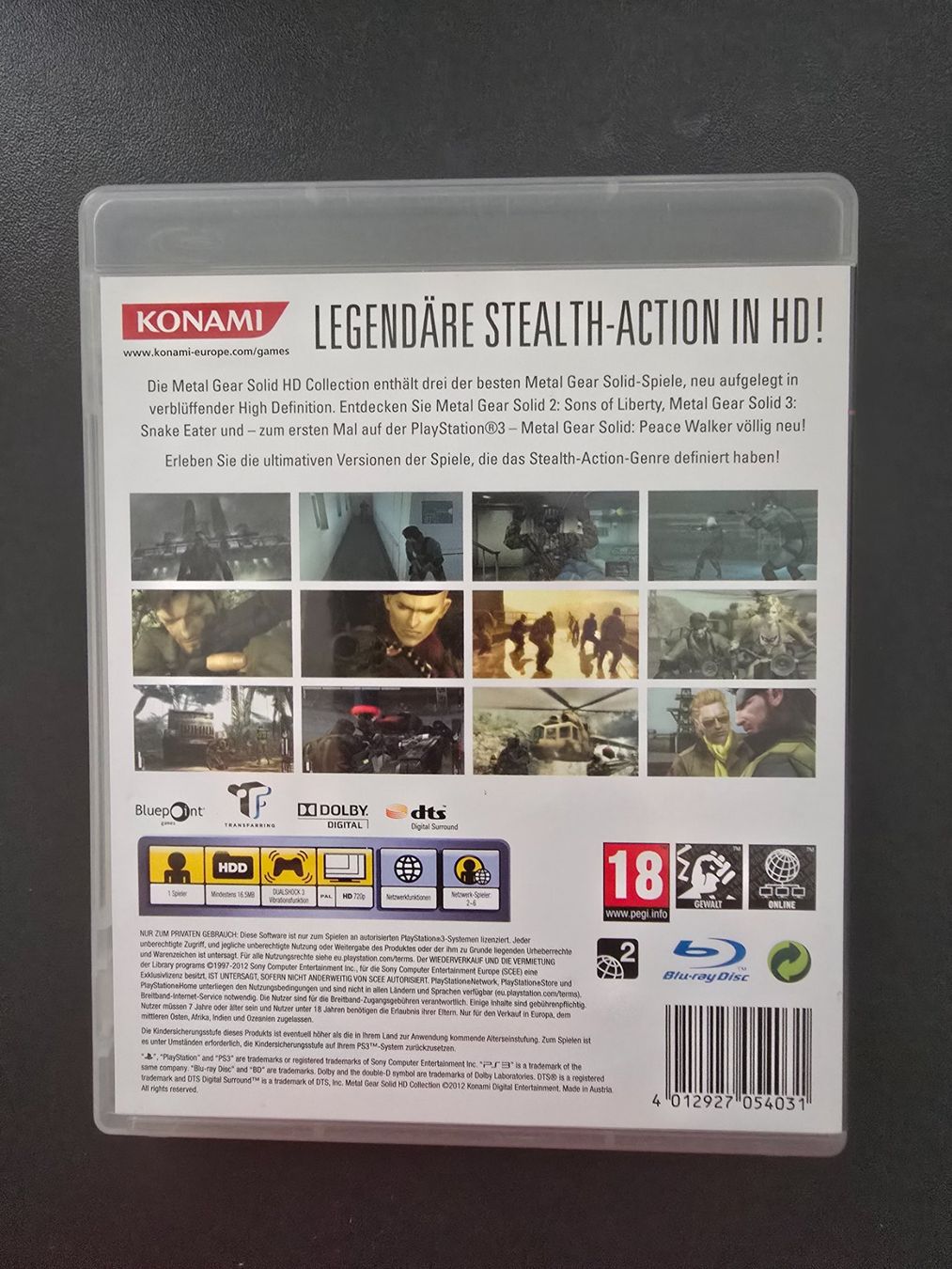 Sony Spiele: Metal Gear Solid HD Collection für PS3 – Gebraucht aus Chur von 1996hiphop 1