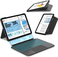 iPad Tastatur Hülle 11 Zoll QWERTZ mit Touchpad