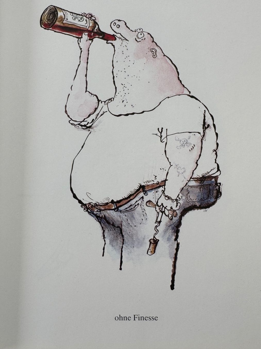 Fumetti: RONALD SEARL's  ILLUSTRIERTE WEINSPRACHE, Gerstenberg 1990 – Nuovo (secondo la descrizione) da Zürich venduto da Husopaska 6