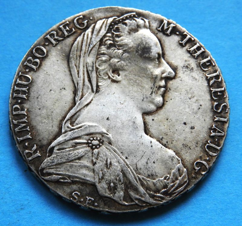 Silbermünze Maria Theresia Taler 1780, 27.98g aus Umlauf ! | Acheter ...